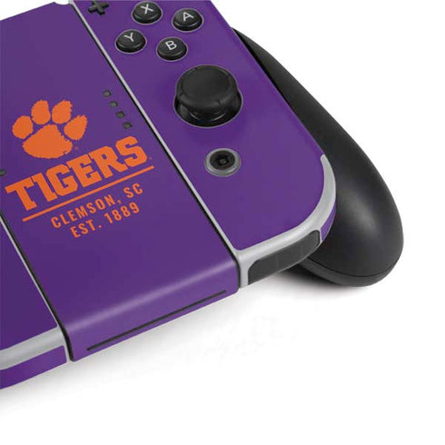 Clemson University Tigers Est 1889 Nintendo Switch OLED (2021) Skin